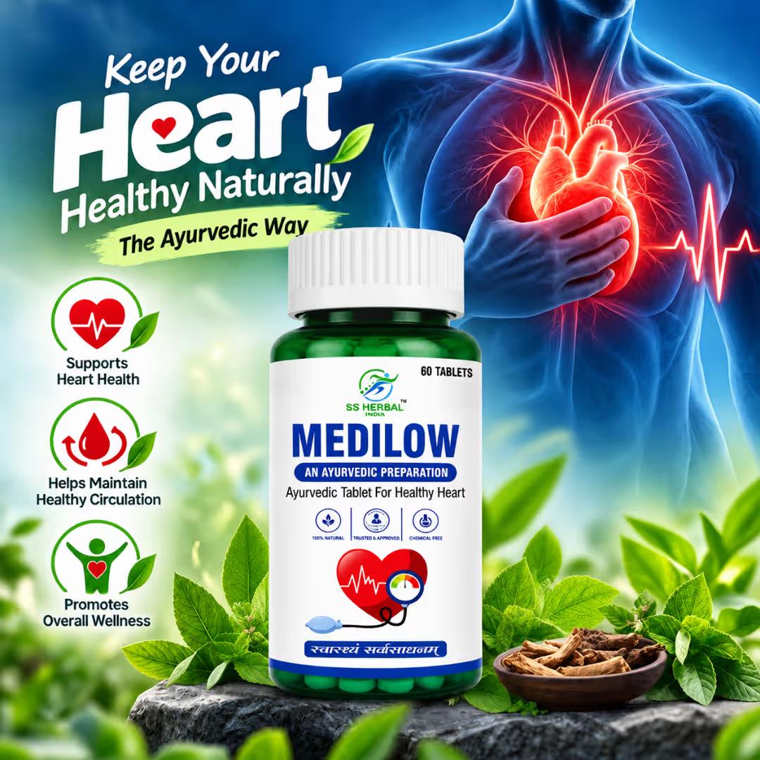 SS Herbal Medilow Tablets – 60 Tablets, image 1