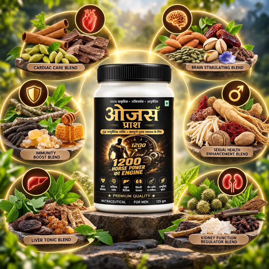 SS Herbal Ojas Prash, 100% Natural | Increased Stamina, image 3