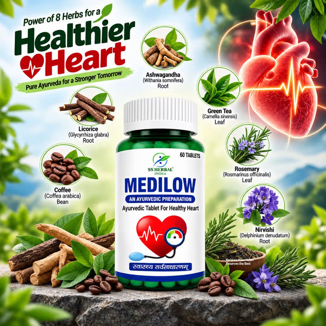 SS Herbal Medilow Tablets – 60 Tablets, image 3