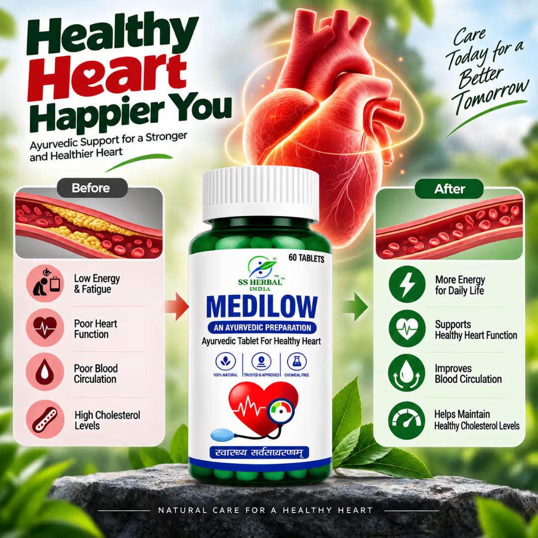 SS Herbal Medilow Tablets – 60 Tablets, image 2