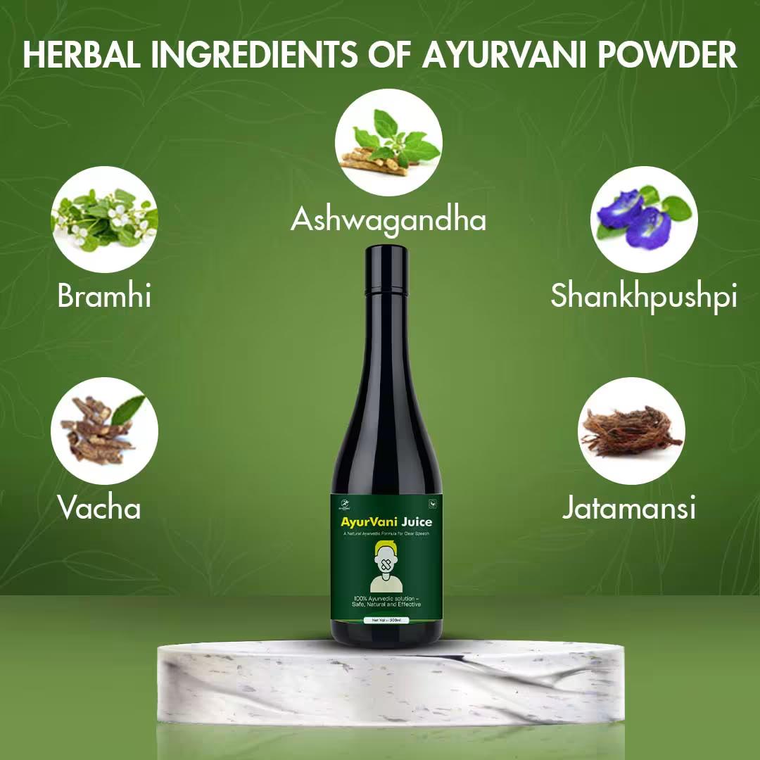 Ayurvani juice herbal ingredients creative.avif