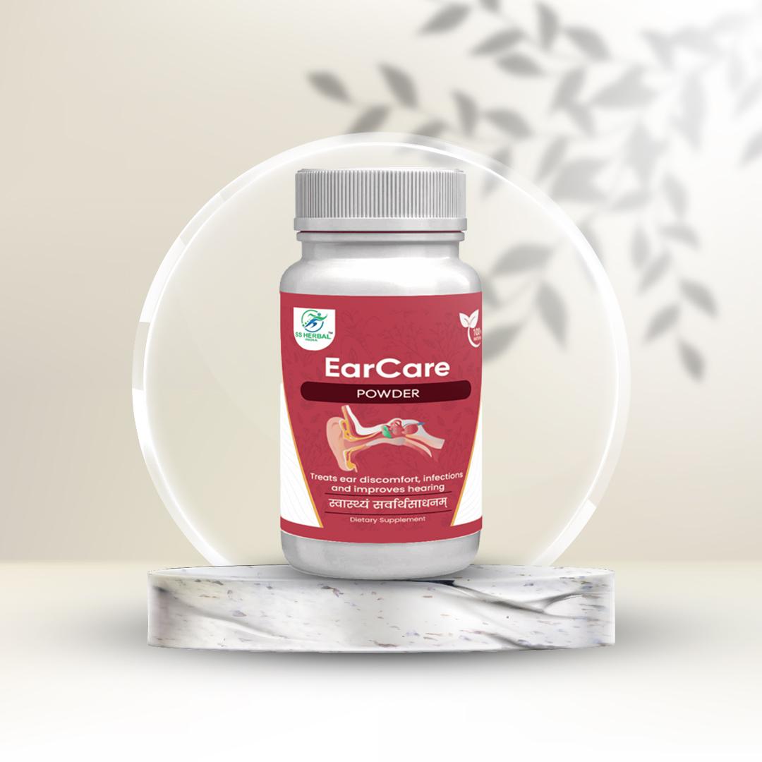 SS Herbal Ear Care Powder pack, Ayurvedic herbal powder for everyday ear wellness
