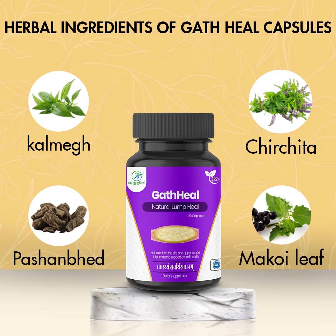 GathHeal Capsules Herbal ingredients creative.avif