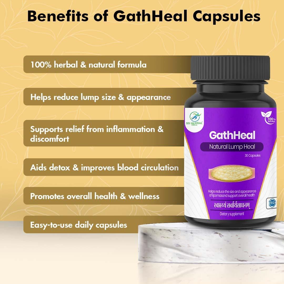 GathHeal Capsules benefits: everyday herbal support for fat metabolism and skin wellness