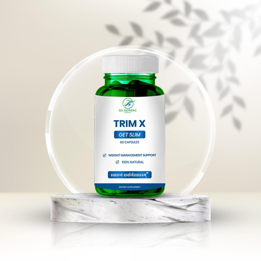 SS Herbal TrimX Get Slim Capsules, 60-capsule green bottle