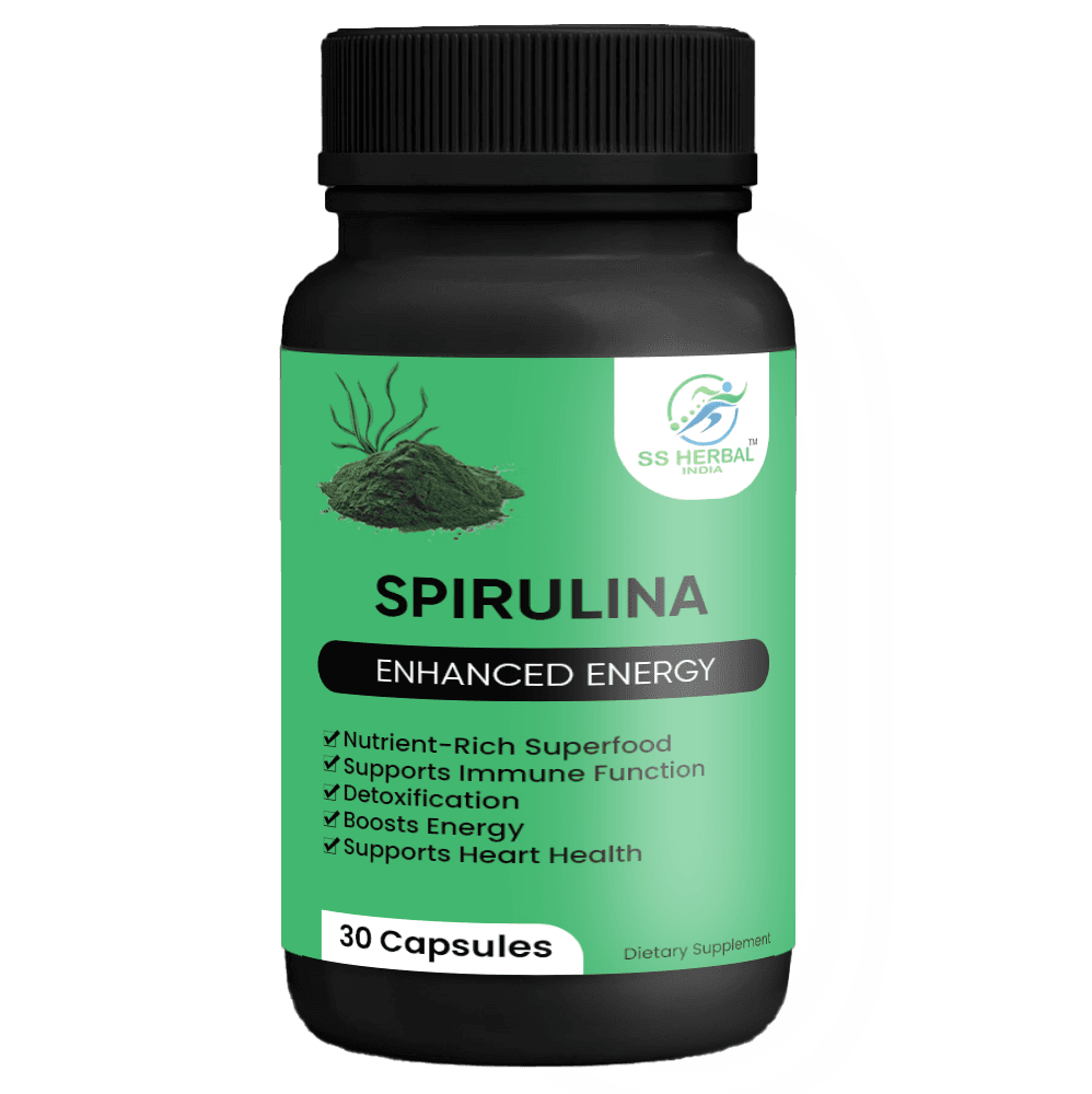 SS Herbal Spirulina Capsules | Enhanced Energy | 100% Natural
